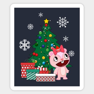 Giggles Around The Christmas Tree Happy Tree Friends Sticker